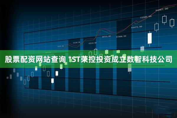 股票配资网站查询 *ST荣控投资成立数智科技公司